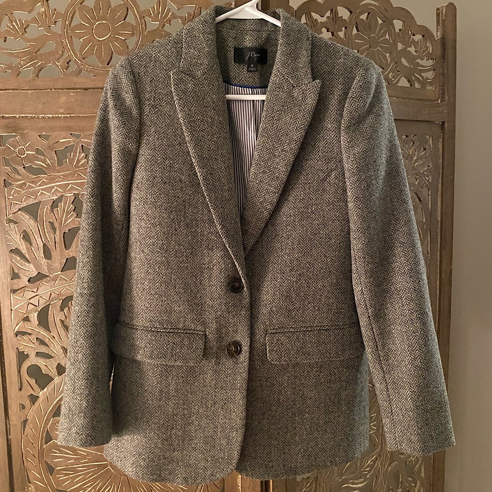 J.Crew Women’s Wool Blazer - Herringbone